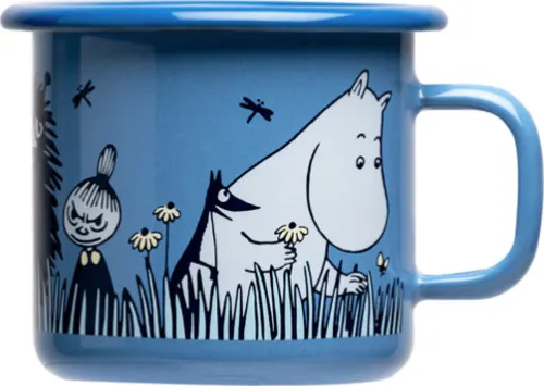 Moomin 2,5 bolli - Friends in the Garden Blár