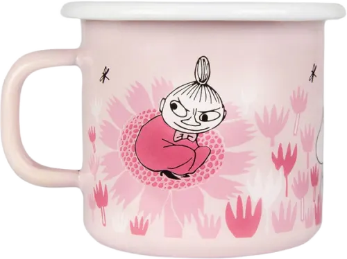 Moomin 2,5 bolli - Girls in the Garden bleikur