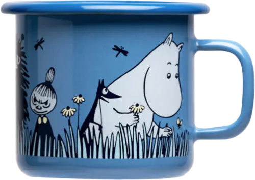 Moomin 2,5 bolli - Friends In the Garden blár