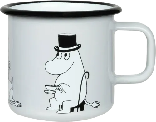 Muurla bolli - stór Moominpapa (grár)