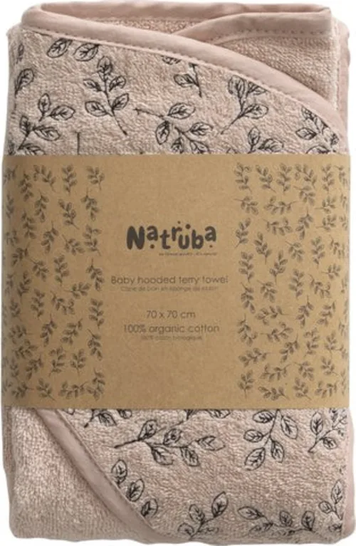 Natruba Terry Towel Hooded Powder