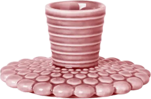 Pipanella candlestick bubble lines - dusty Rose 