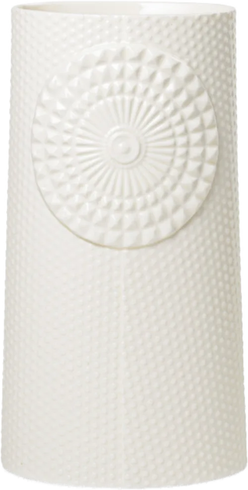 Pipanella - Dot Oval, Hvítur vasi (Stór)