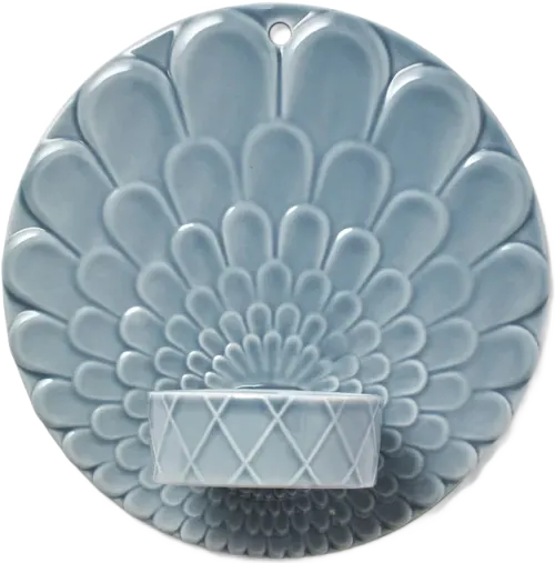 Pipanella Harlequin Large Wall Votive Blue Grey