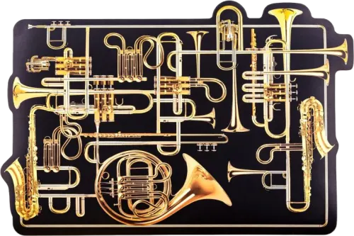 Placemat - Trumpets