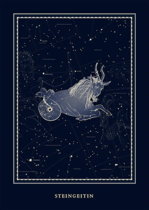 Plakat - Steingeitin