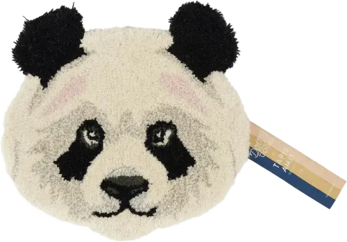 Plumpy Panda Head Rug