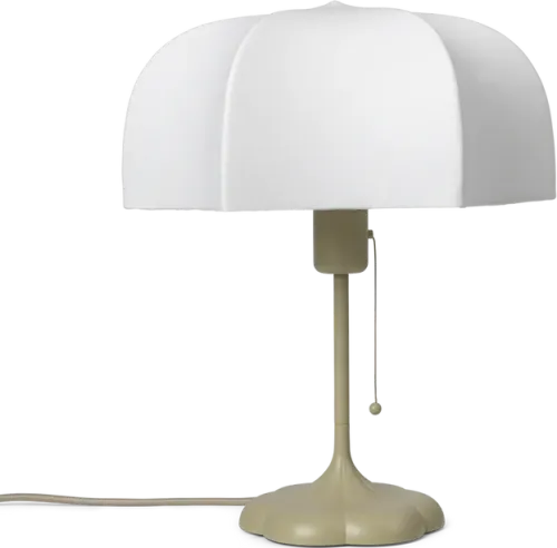 Poem Table Lamp - White/Cashmere