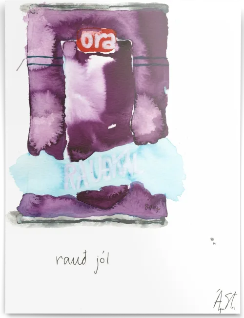 Rauðkál 30 x 40 cm 
