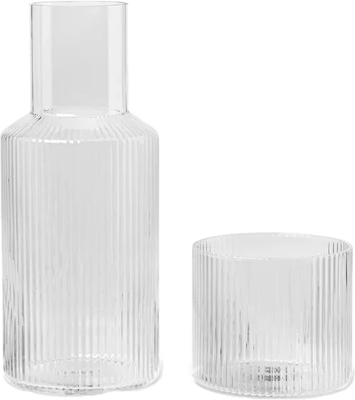 Ripple small Carafe Set - Clear