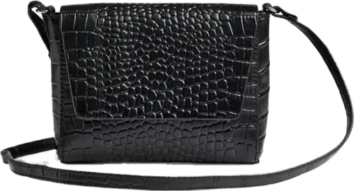 SaigeMBG Crossbody Bag Black Croco