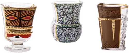 Seletti HYBRID - Rodinia glös (þrjú í pakka)