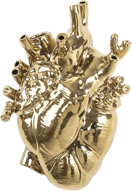 Seletti Love in Bloom Gold - Hjartavasi