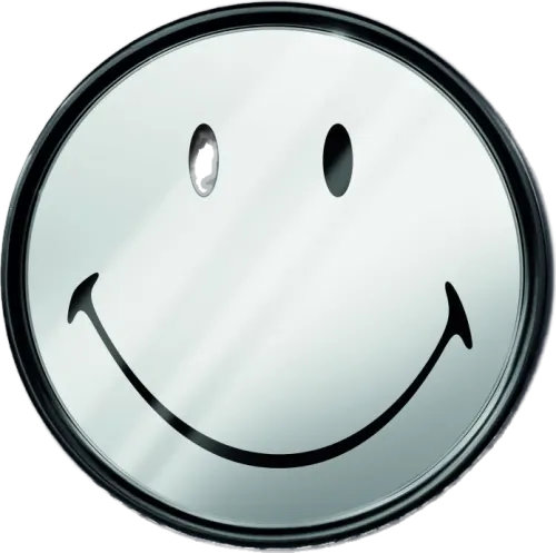 Seletti Smiley Classic spegill stór
