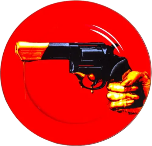 Seletti Toiletpaper diskur - revolver