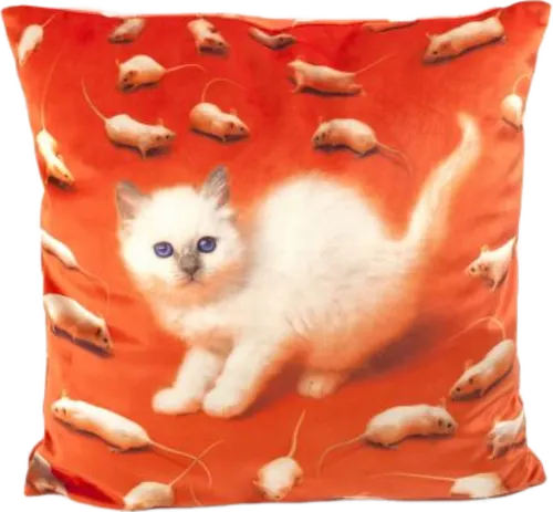 Seletti Toiletpaper púði - CAT