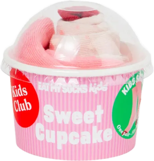 Socks Cupcake strawberry - Kids