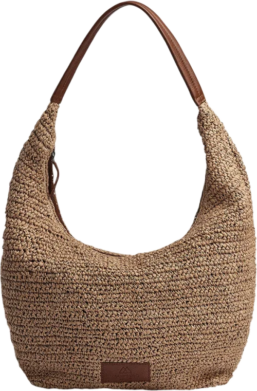 SoleaMBG Bag Raffia - Natrual/Cognac