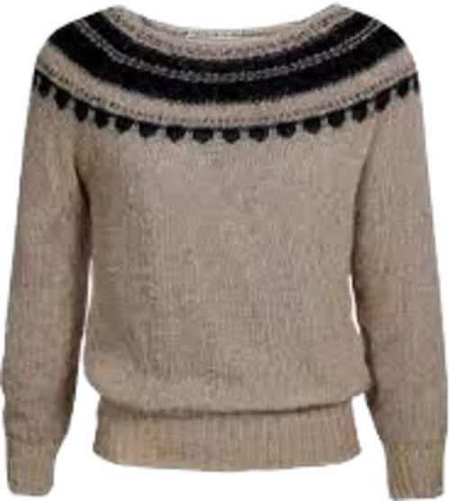Syðri-Reykir Mohair-Silki peysa - Beige