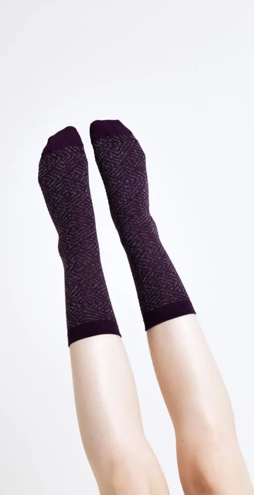 Sylvia socks - Violet