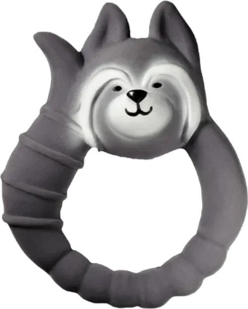 Teether Raccoon Grey