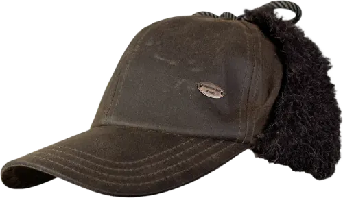 Kaldakinn waxed cap - olive/brown