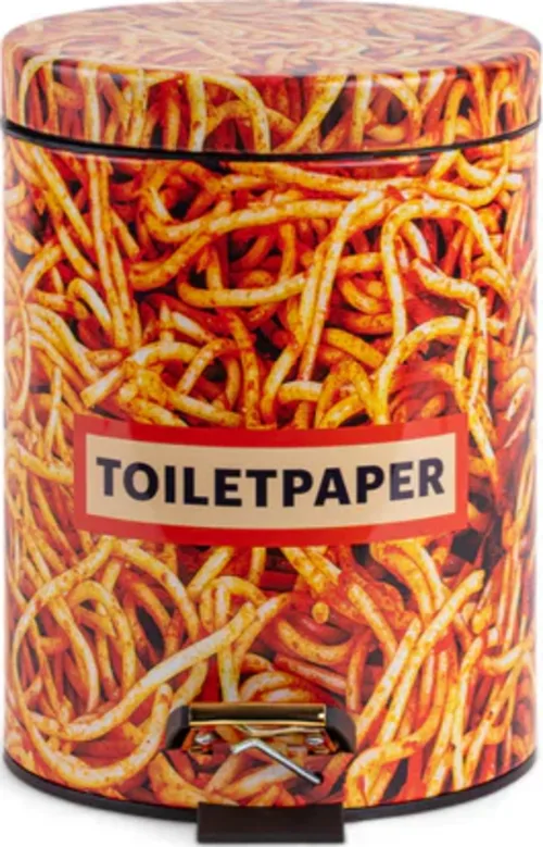 Toiletpaper bin small - Spagetti