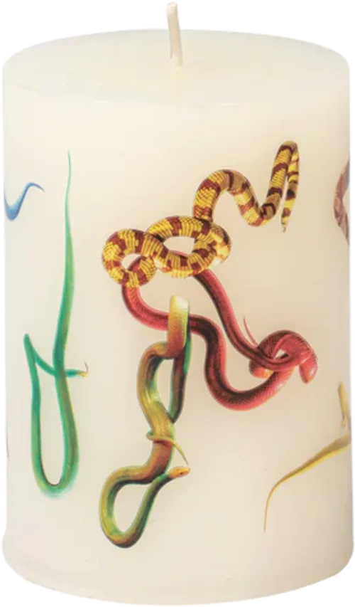 Toiletpaper Large candle Snakes White