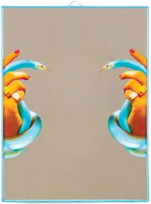 Toiletpaper mirror - Hands with snakes 