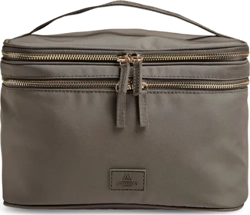 TreasureMBG Toiletry Bag Rec Walnut Gold 