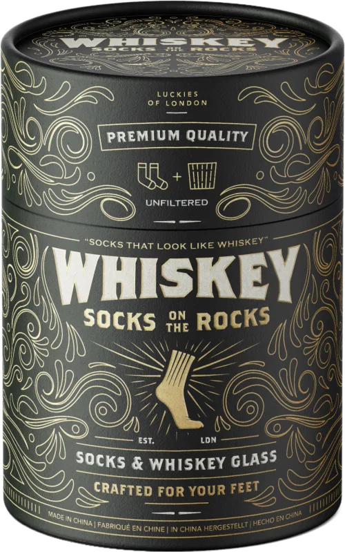 Whiskey Socks on the rock