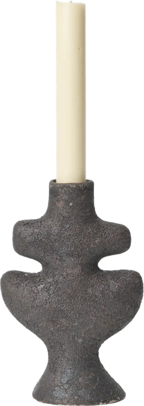 Yara Candle Holder - Small Rustic Iron