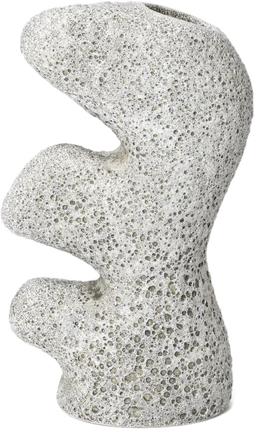 Yara Vase - small - Grey Pumice 