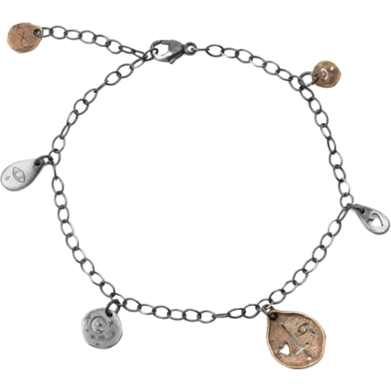 Armband, silfur keðja