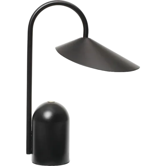 Arum portable lamp - svartur