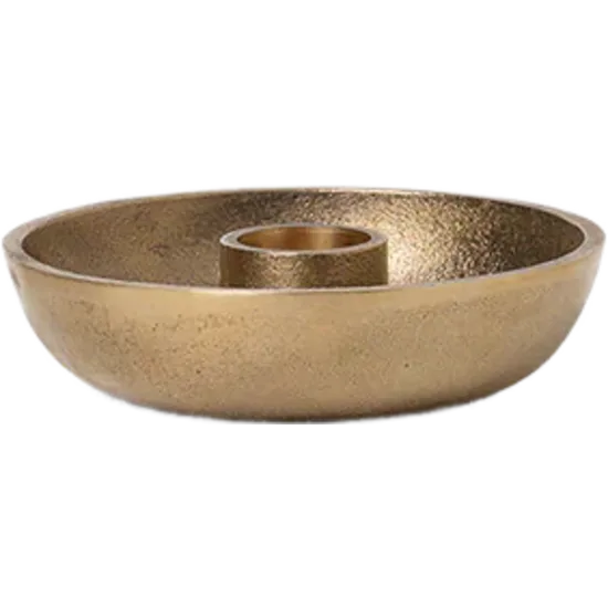 Bowl Candle Holder - Singles - Brass