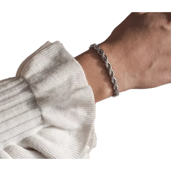 by my letra gia armband (silfur)