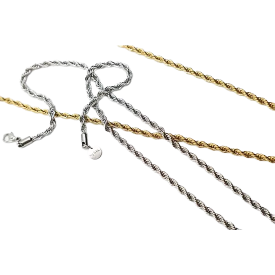 by my letra rope keðja (silfur - 50 cm)