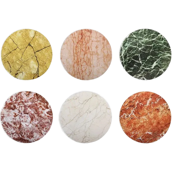 Coaster stone set of 6
