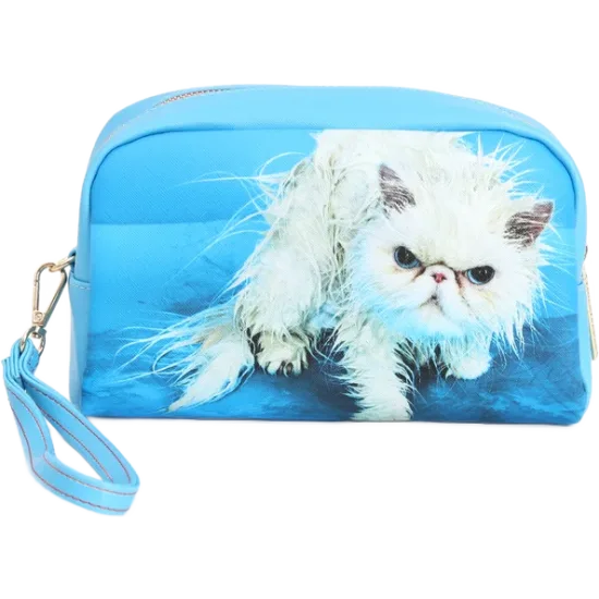 Cosmetic bag- 23x8x13 - Angry Cat