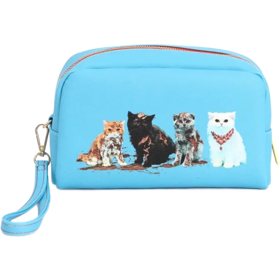 Cosmetic bag- 23x8x13 - Kitty Gang