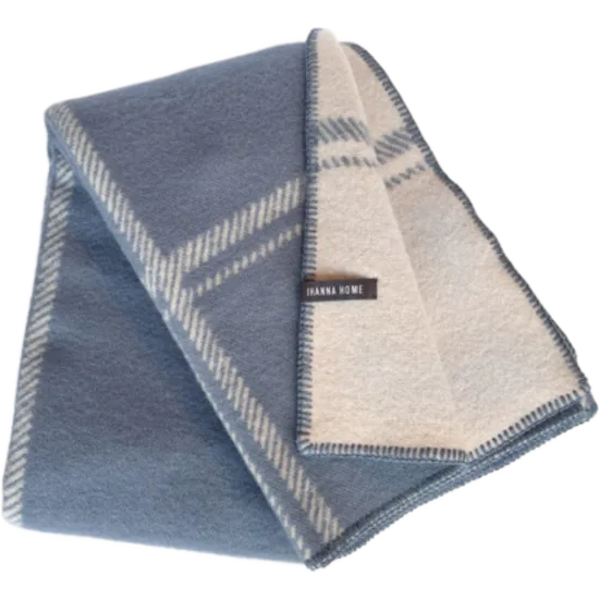 Ihanna Home Cottage Teppi blátt/beige