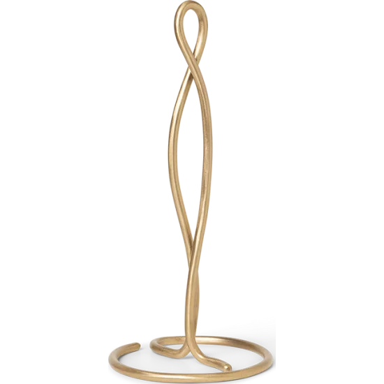 Curvature eldhúsrúllu standur - Brass