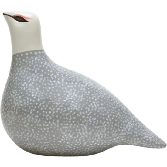 Doppa Ljósgrá m/hvítum doppum