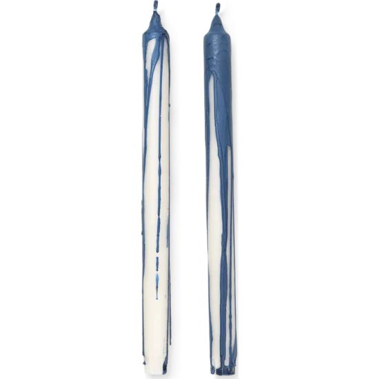 Dryp Candles - Set of 2 - Deep Blue