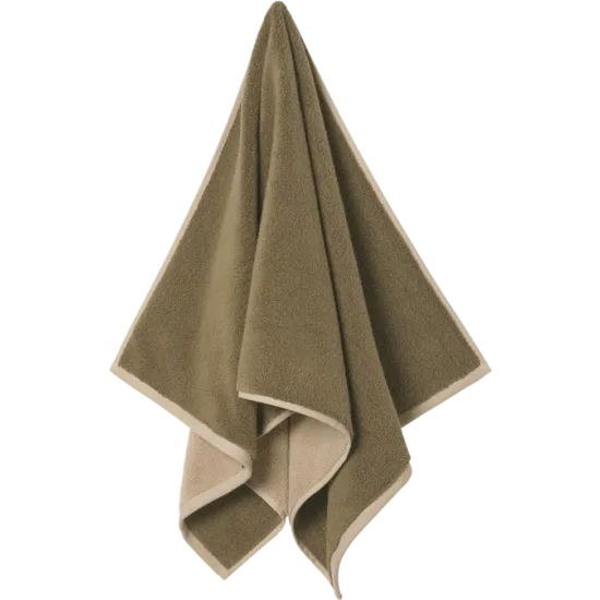 Ekko Hand Towel - Olive/Cashmere