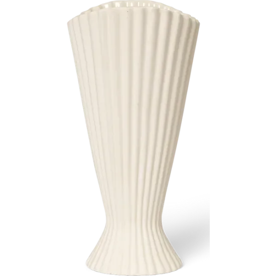 Fountain Vase - H20 - Off White 