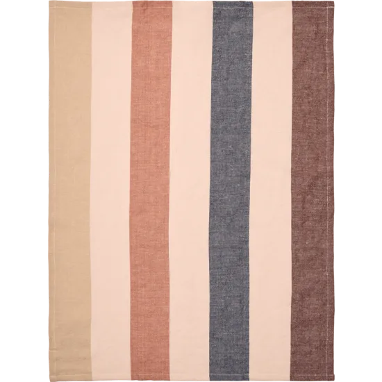 Hale Tea towel - Cashmere/Mocho/Indigo