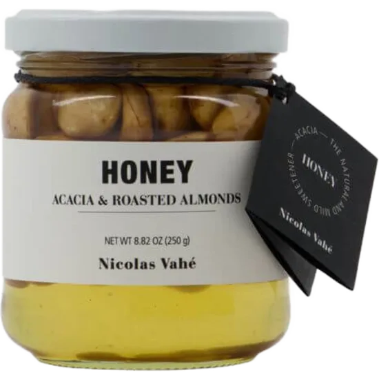 Hunang acacia og ristaðar almonds 250 gr