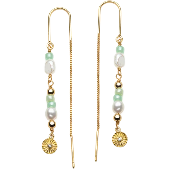 Innovation Pearl Chain Earrings